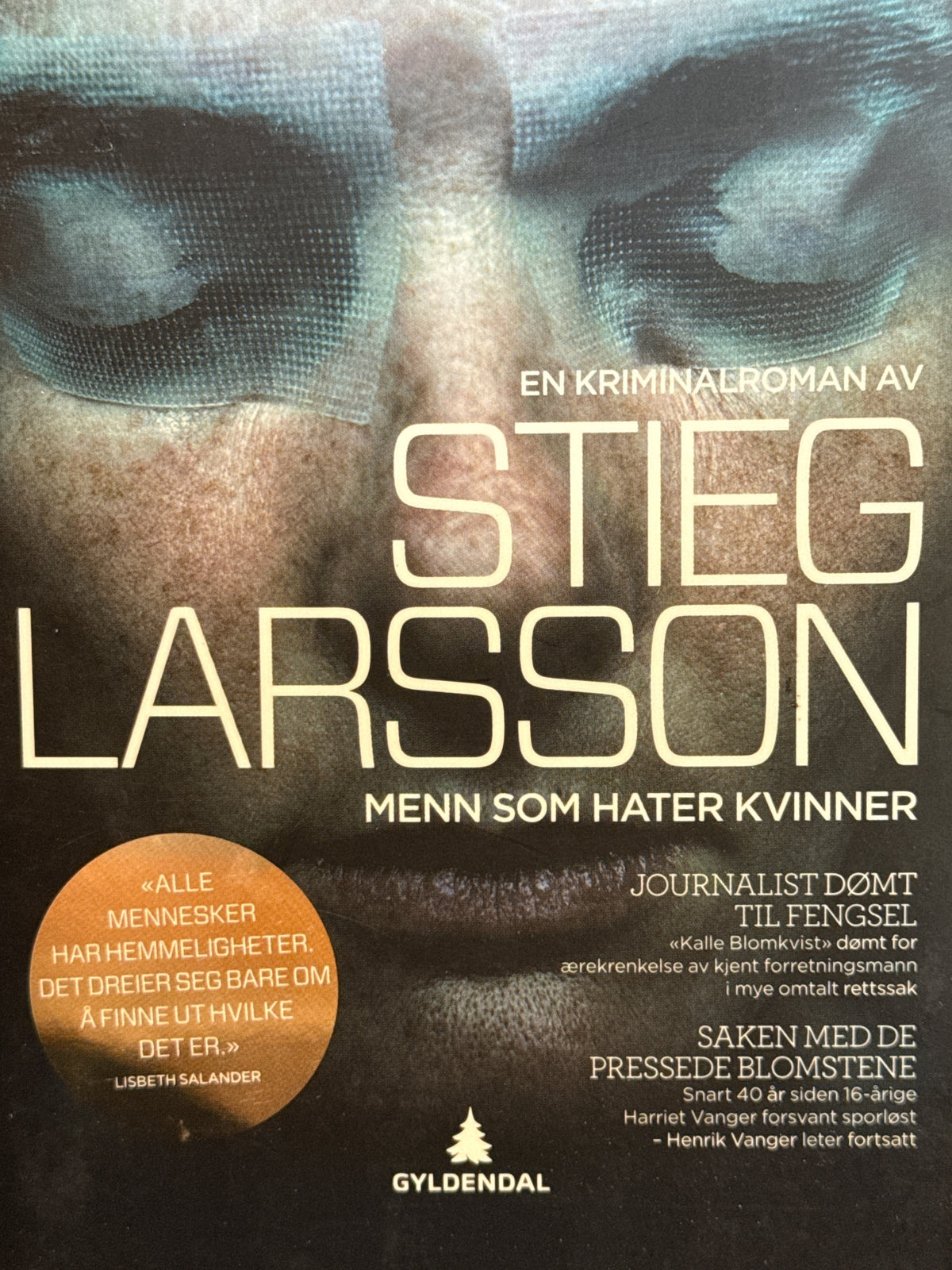 Forside av Menn som hater kvinner av Stieg Larsson 