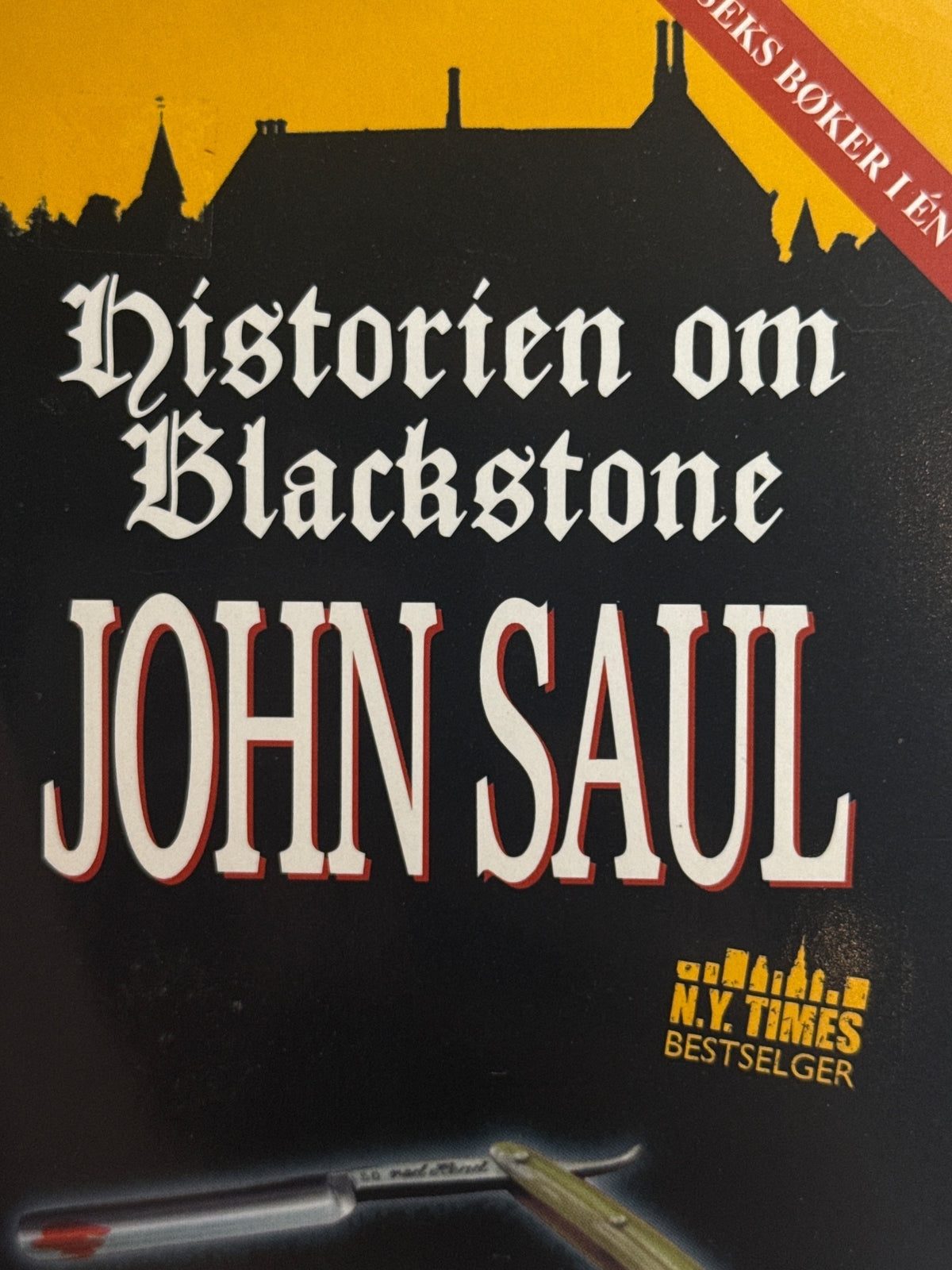 Forside av Historien om Blackstone av John Saul 