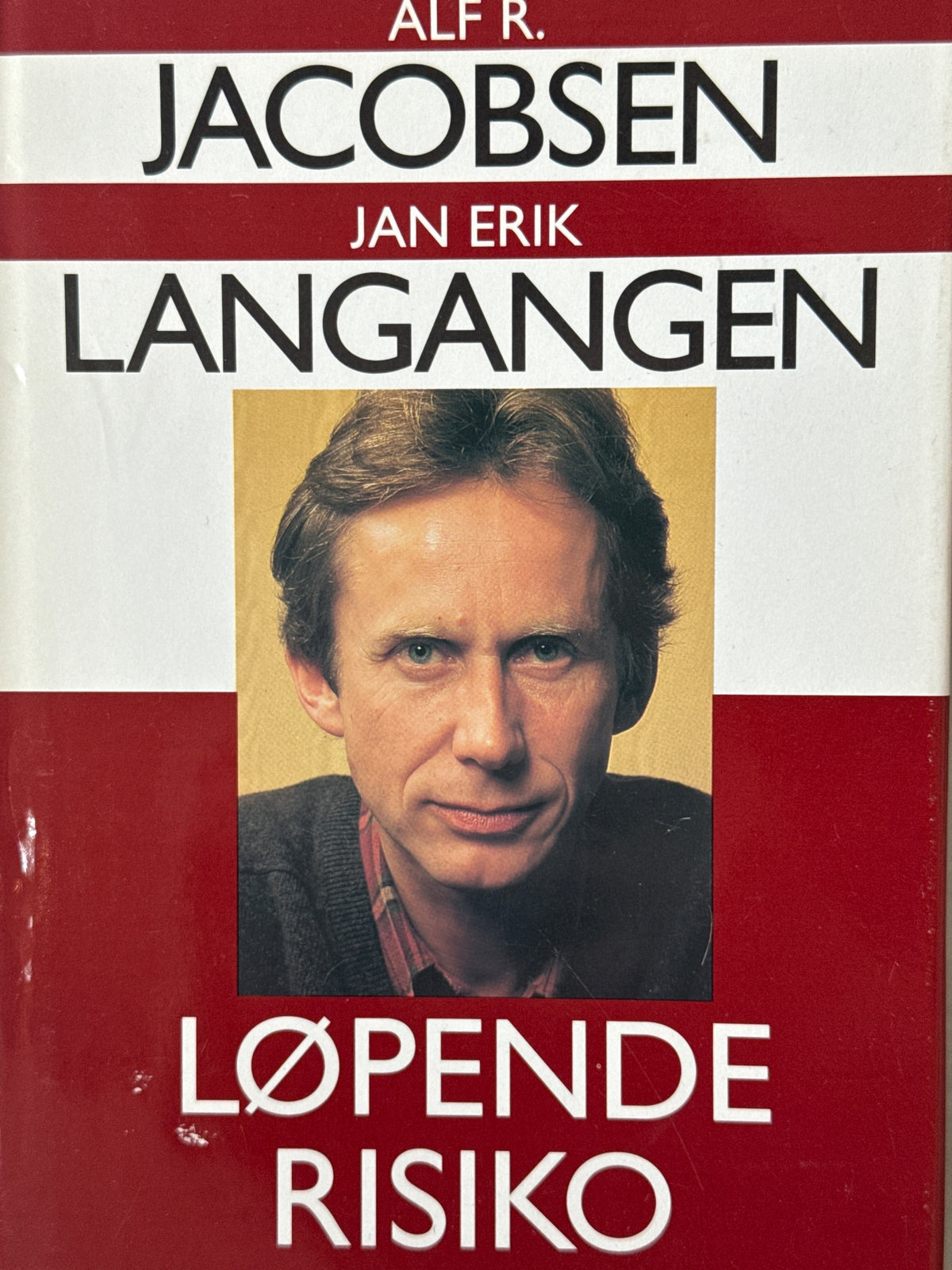 Forside av Løpende risiko av Alf R. Jacobsen 