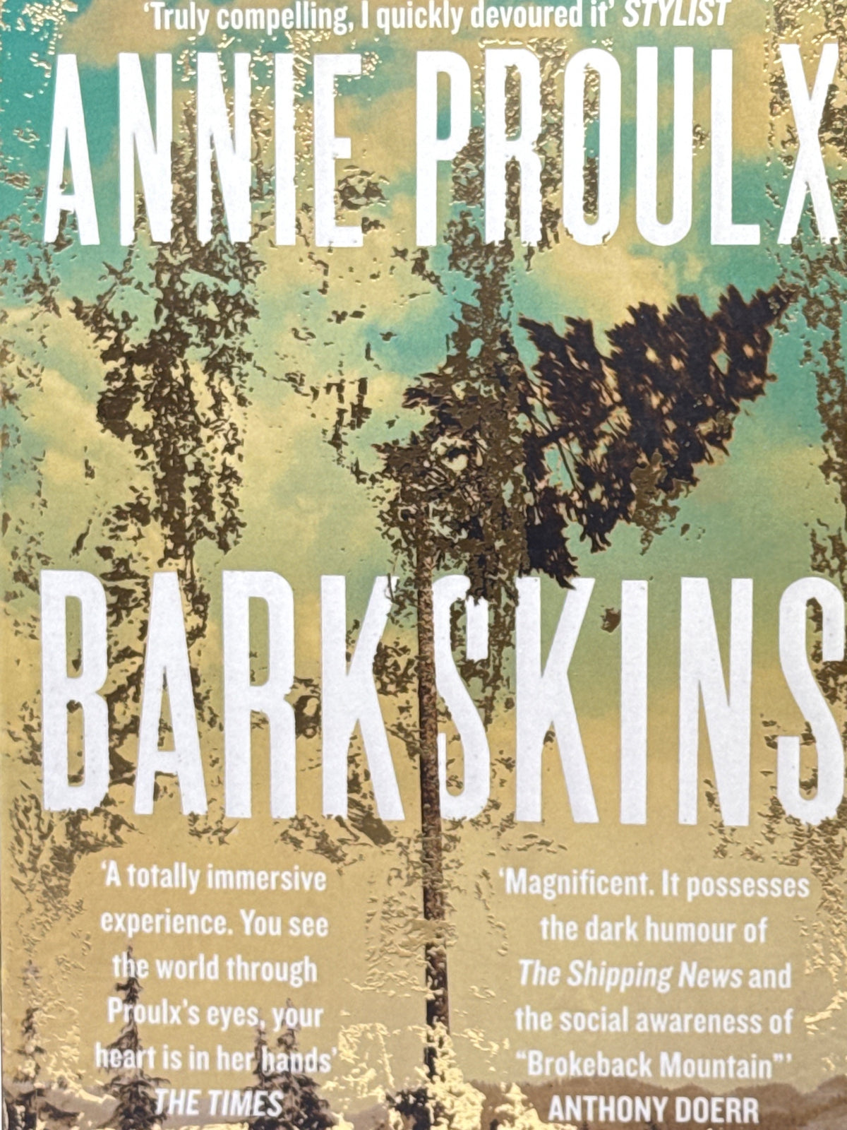 Forside av Barkskins av Annie Proulx 