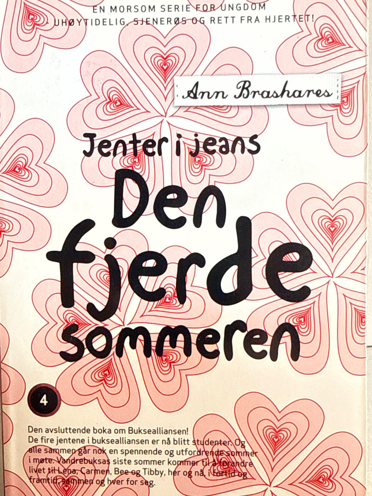 Forside av Jenter i jeans: Den fjerde sommeren av Ann Brashares 