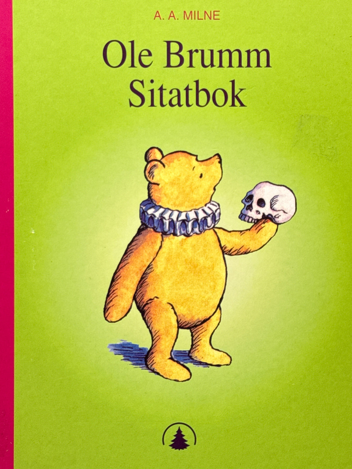 Forside av Ole Brumm Sitatbok av A. A. Milne 