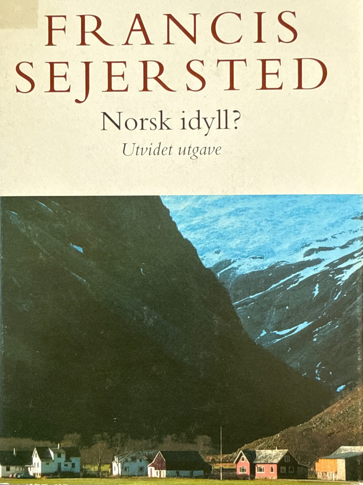 Forside av Norsk idyll? av Francis Sejersted 