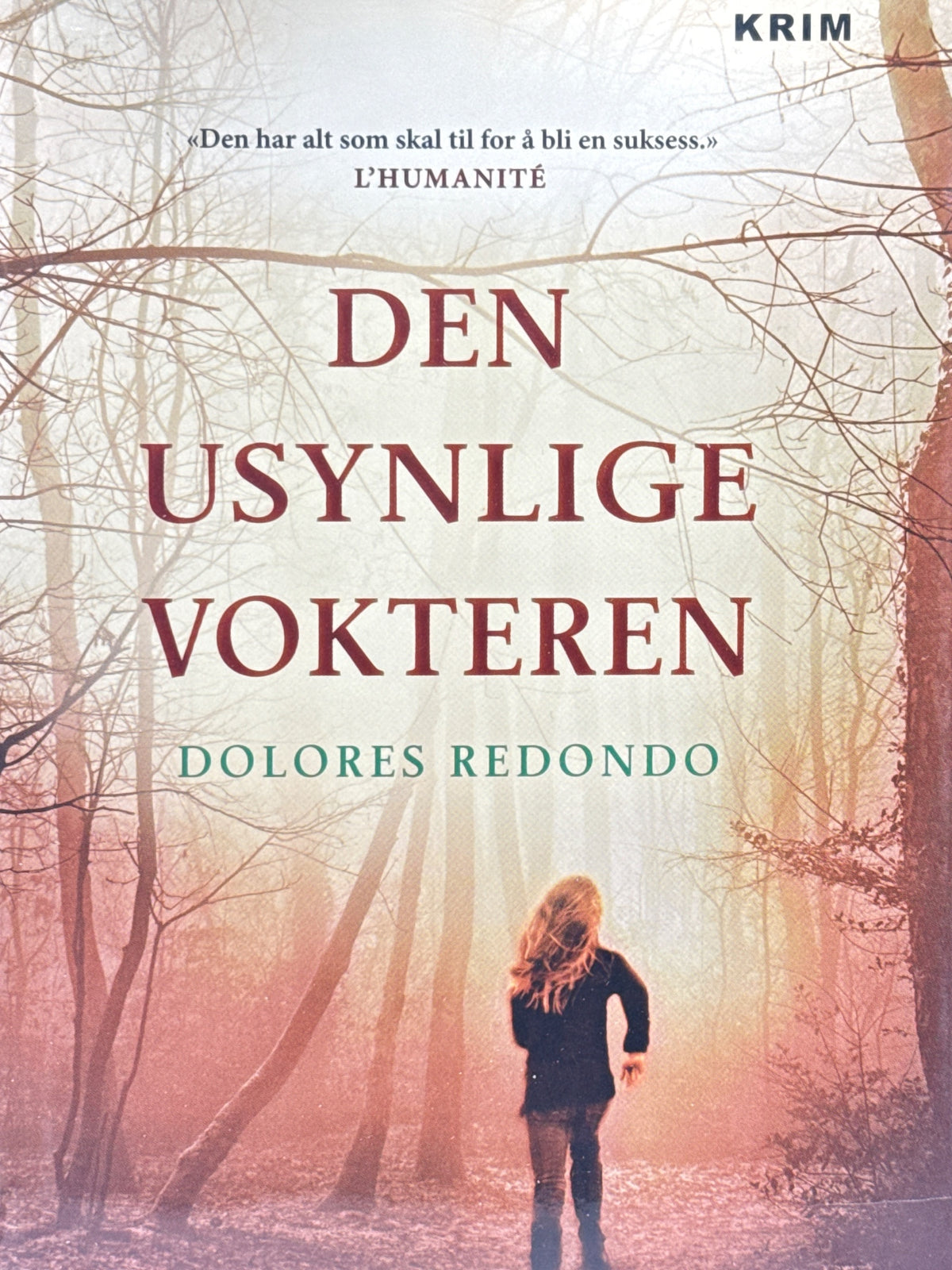 Forside av Den usynlige vokteren av Dolores Redondo Meira 