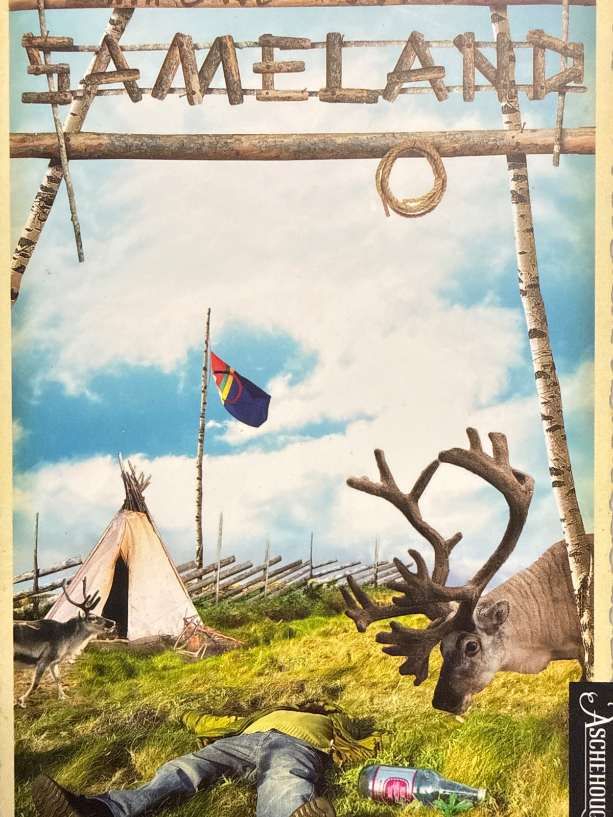Forside av Sameland av Magne Hovden 