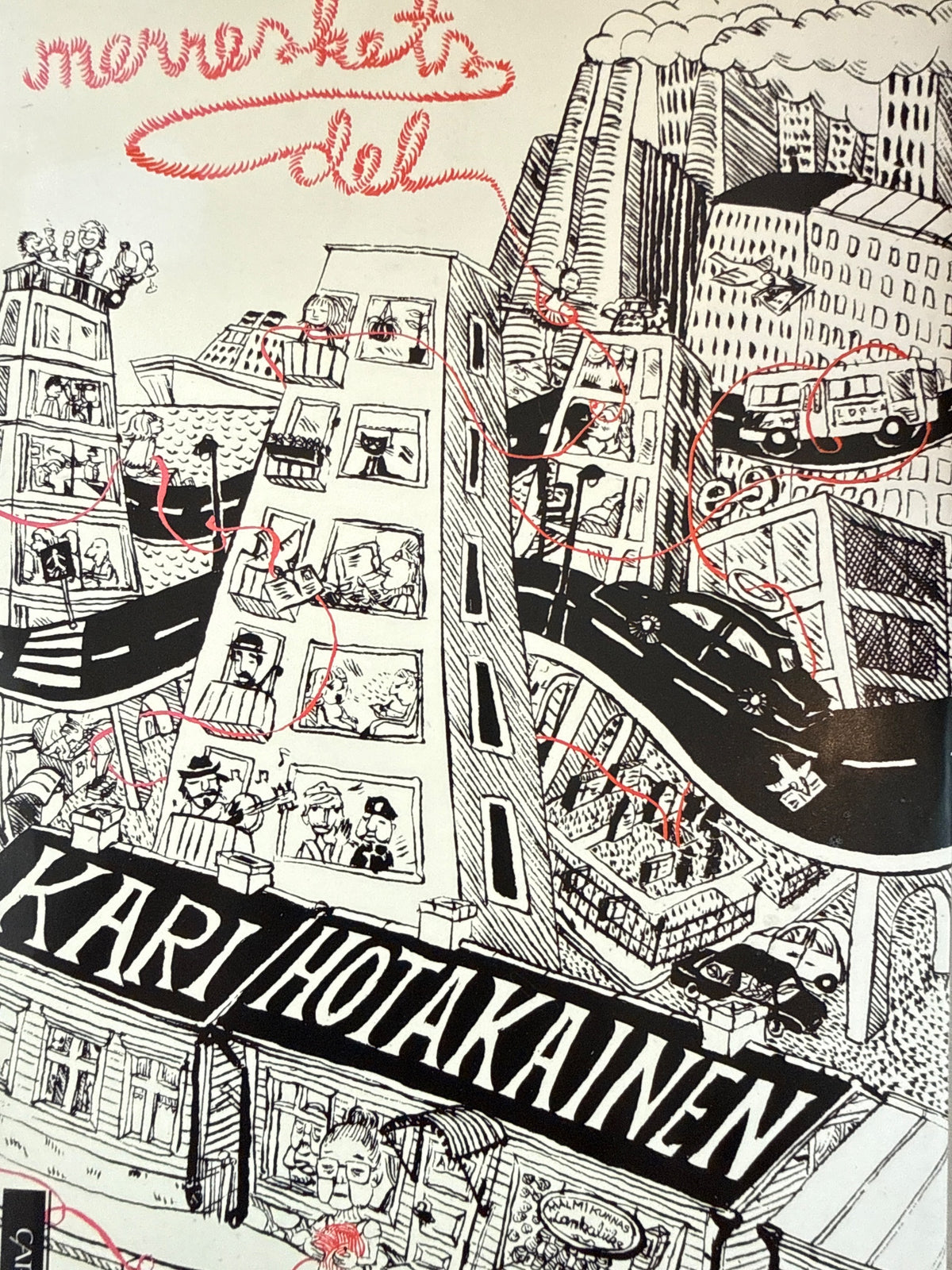 Forside av Menneskets del av Kari Hotakainen 