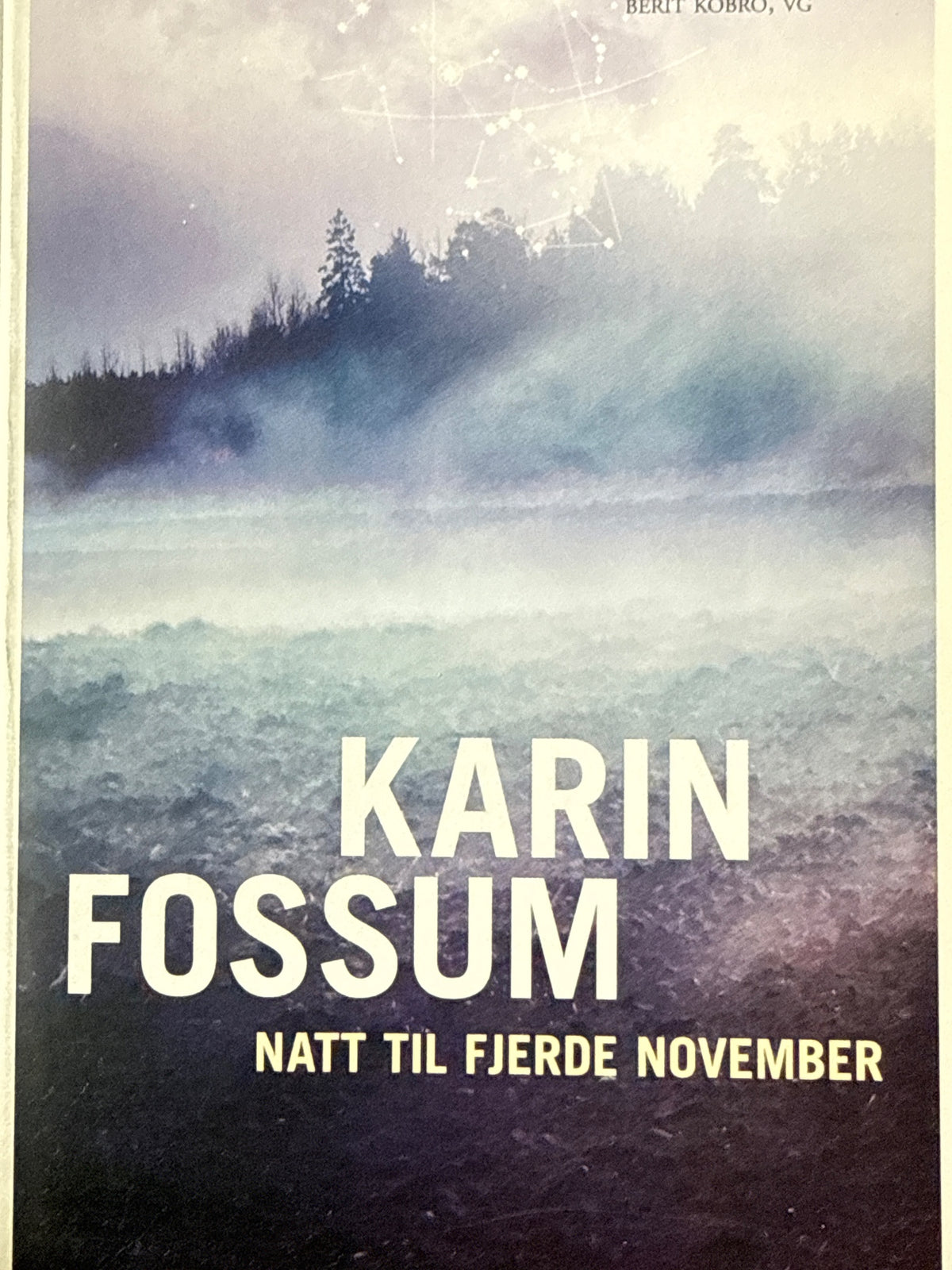 Forside av Natt til fjerde november av Karin Fossum 