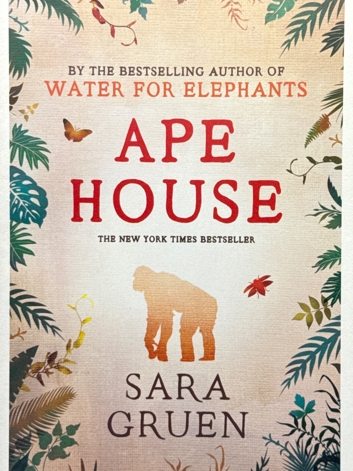 Forside av Ape House av Sara Gruen 