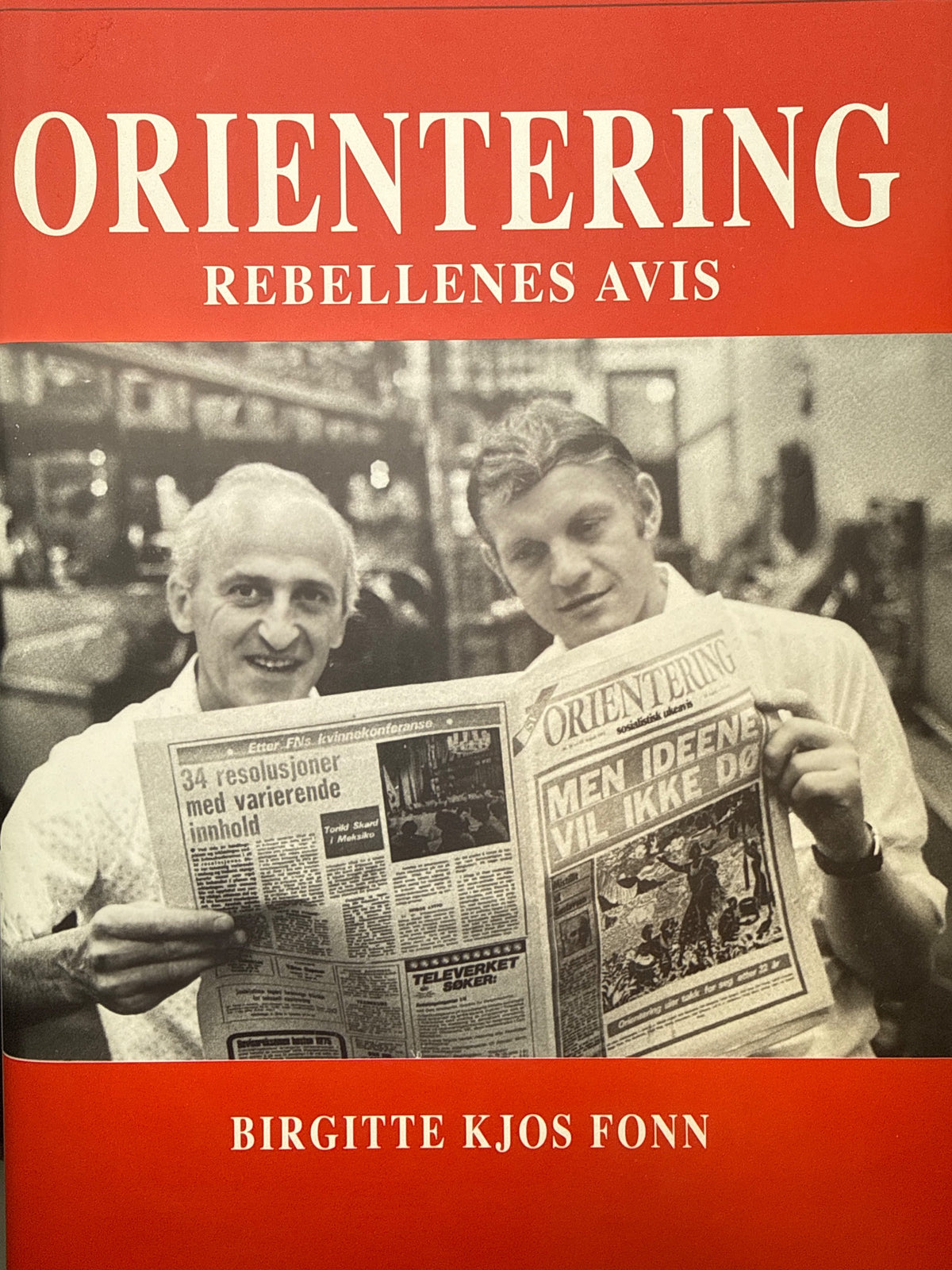 Forside av Orientering av Birgitte Kjos Fonn 